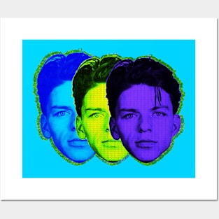 Franks Sinatra Mugshot Threeways Posters and Art